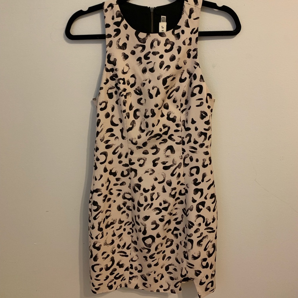 Leapord print Keepsake mini dress